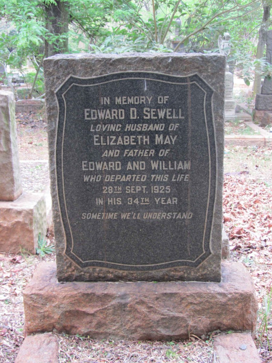 SEWELL Edward D. -1925