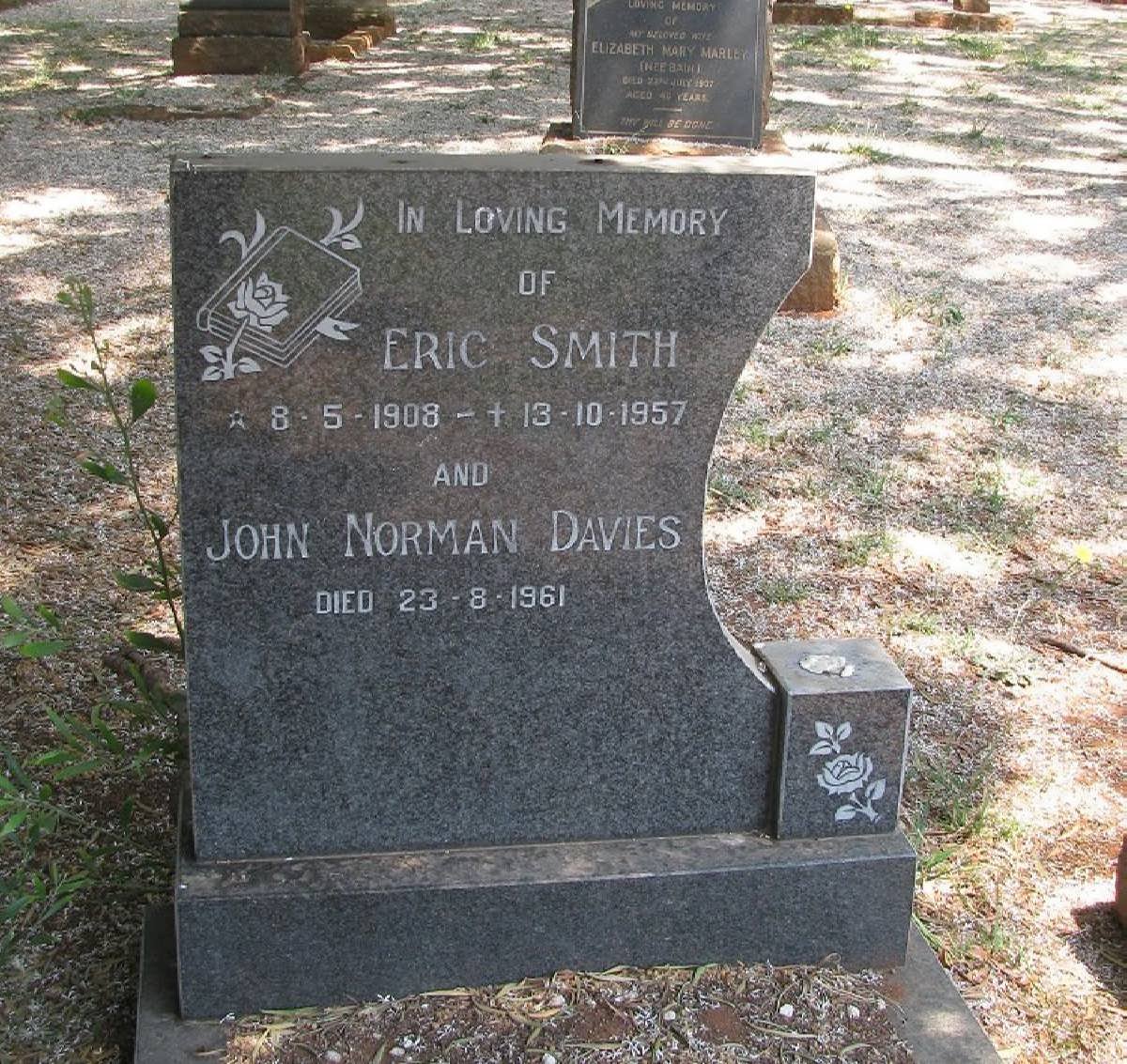 SMITH Eric 1908-1957 :: DAVIES John Norman -1961