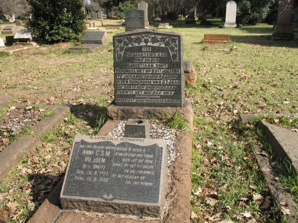 SMIT Christiaan -1911 :: VILJOEN Anna C.S.M. nee SMIT 1877-1950