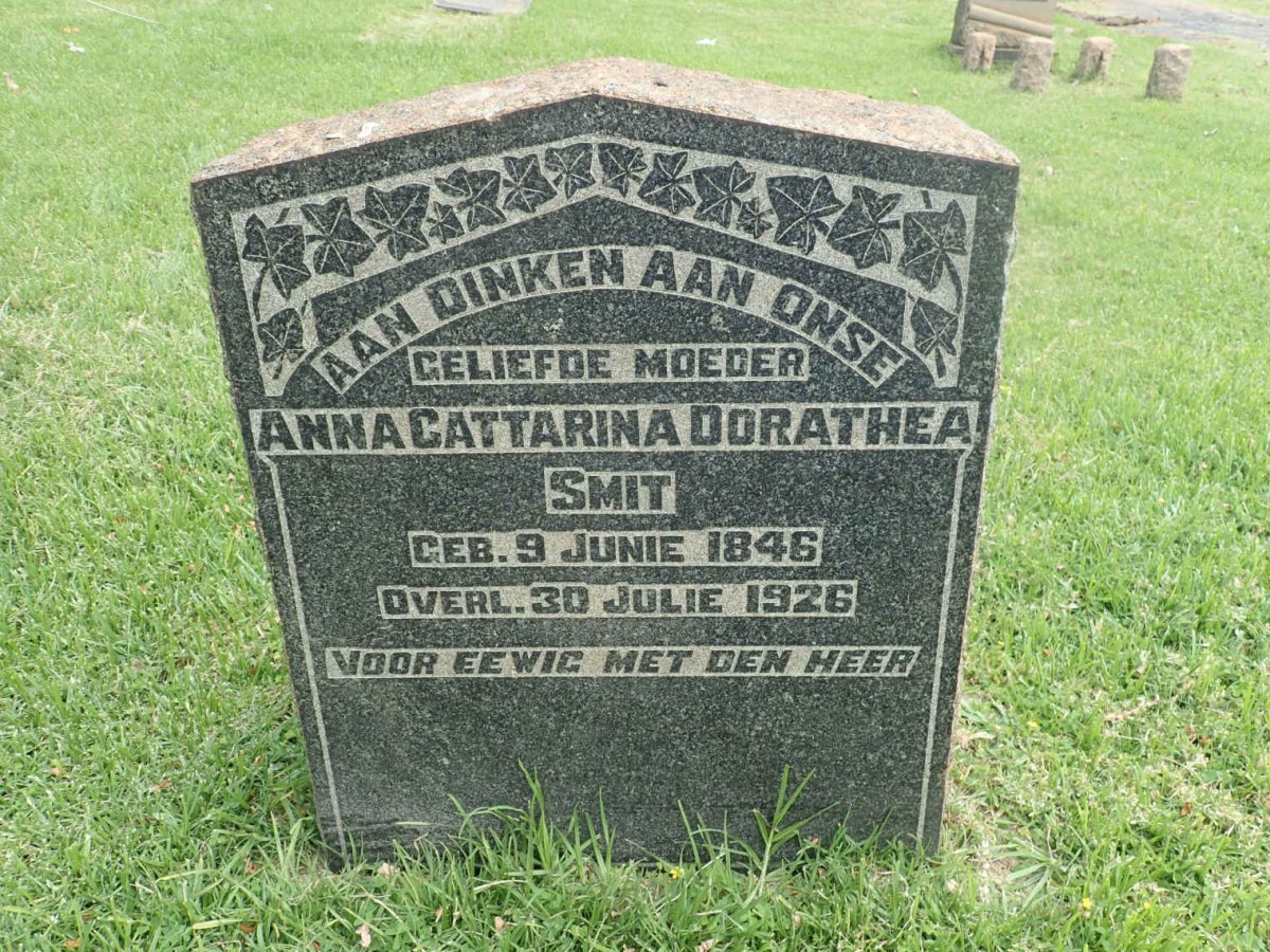 SMIT Anna Cattarina Dorathea 1846-1926