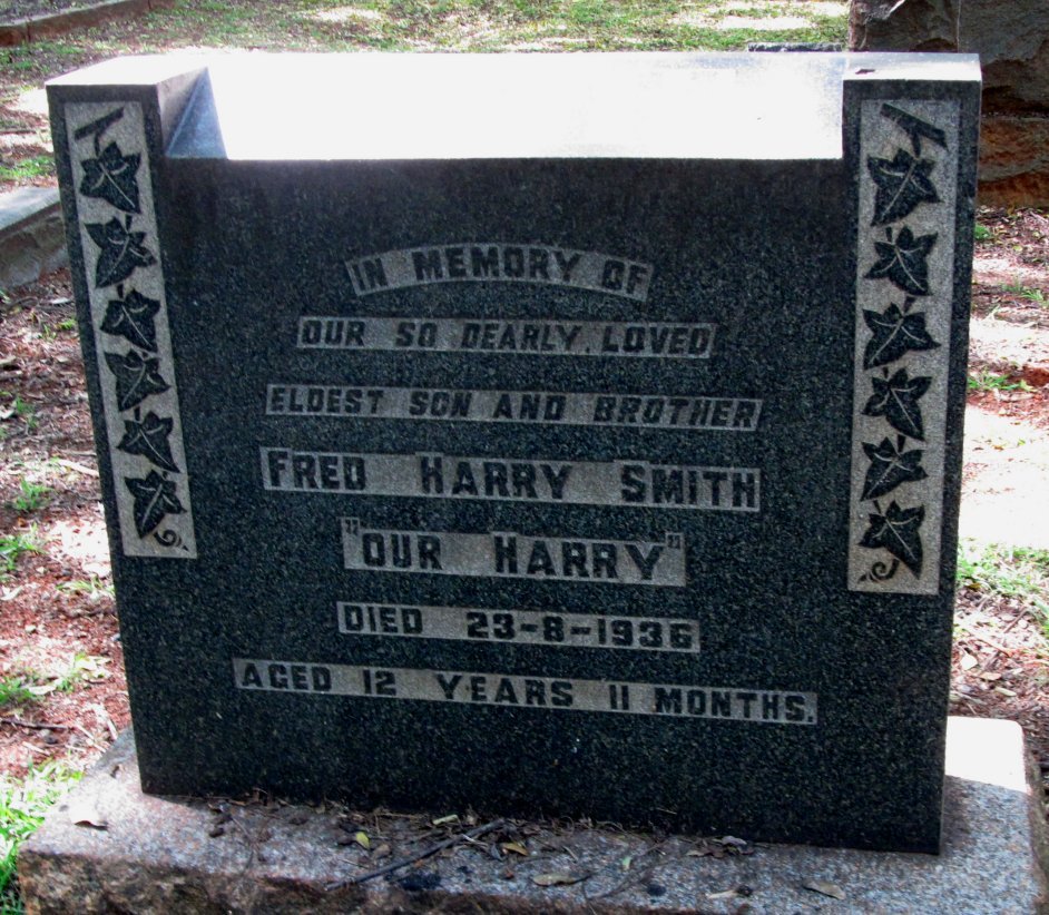 SMITH Fred Harry -1936