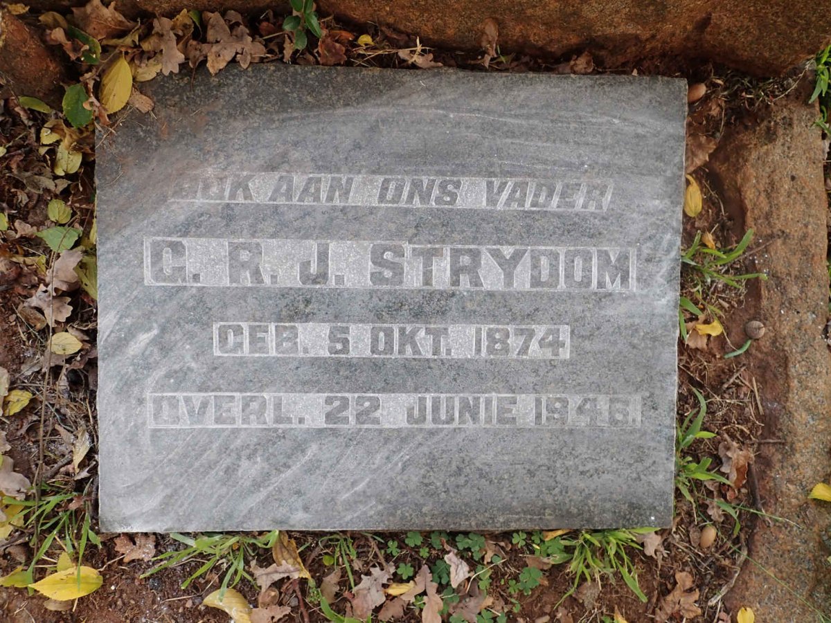 STRYDOM G.R.J. 1874-1946