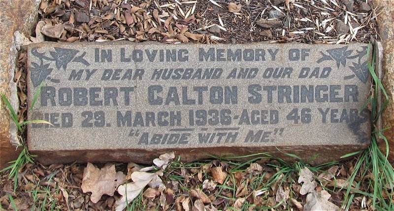 STRINGER Robert Calton -1936