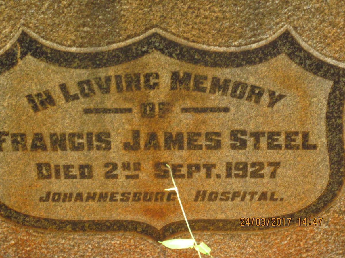 STEEL Francis James -1927