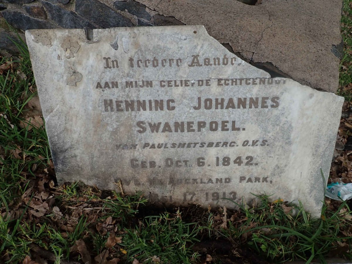 SWANEPOEL Henning Johannes 1842-1913