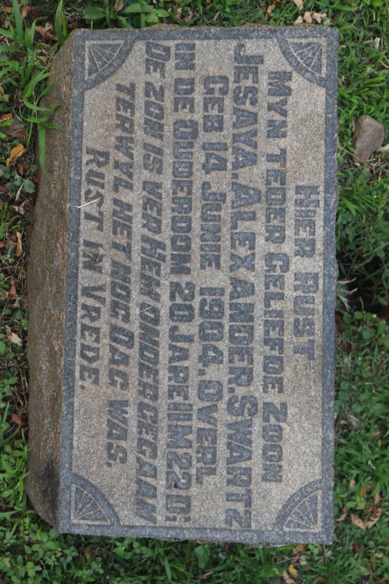 SWARTZ Jesaya Alexander 1904-