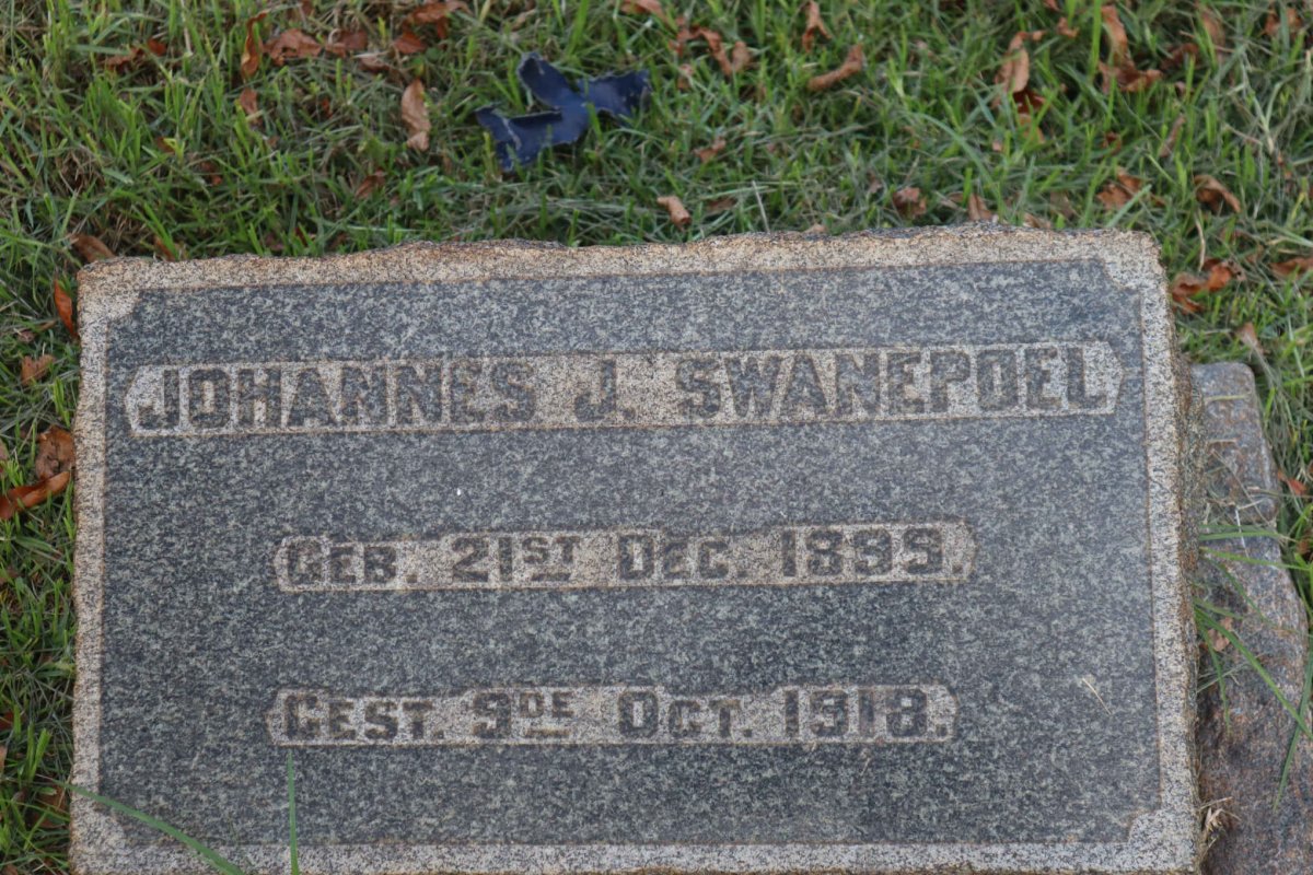 SWANEPOEL Johannes J. 1899-1918