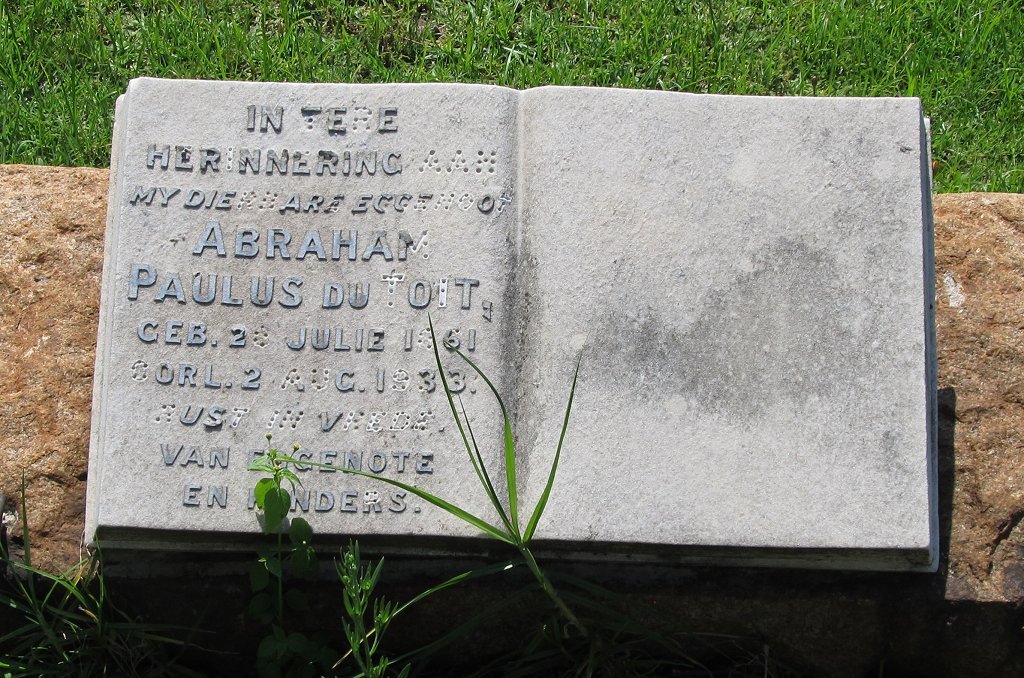 TOIT Abraham Paulus, du 1861-1933