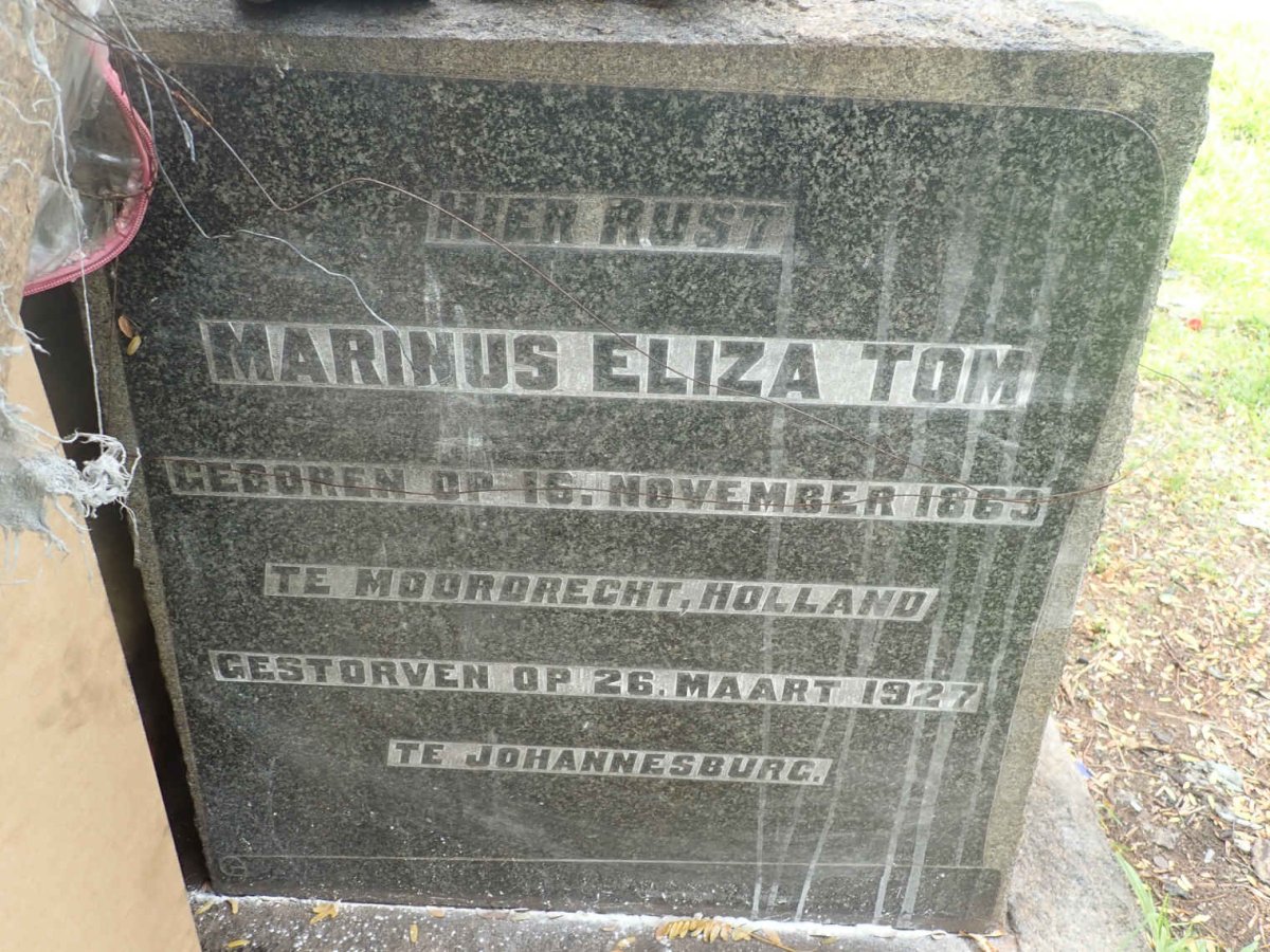 TOM Marinus Eliza 1863-1927