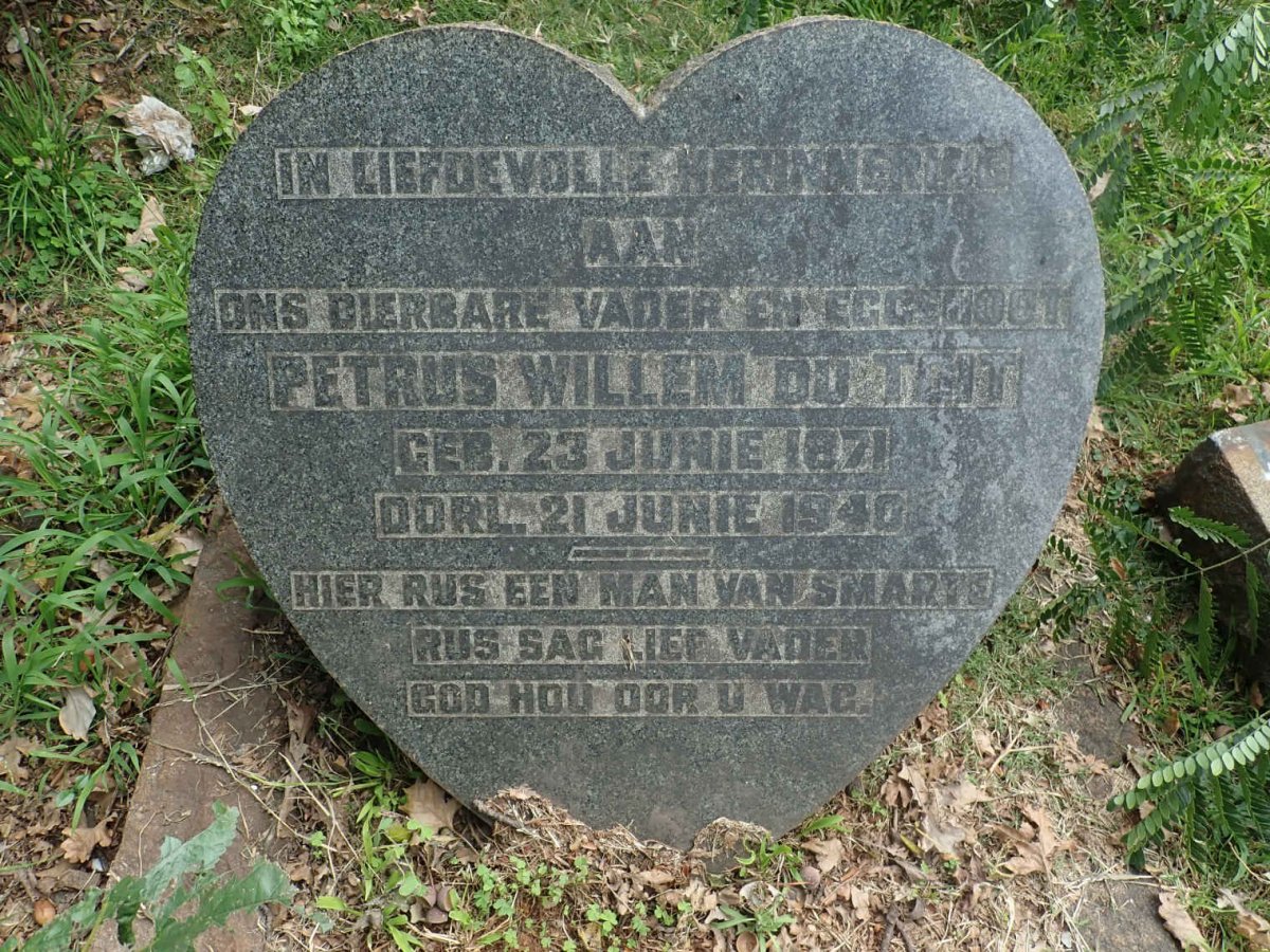 TOIT Petrus Willem, du 1871-1940