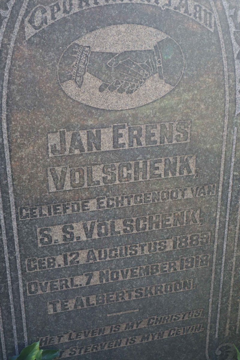 VOLSCHENK Jan Erens 1889-1918