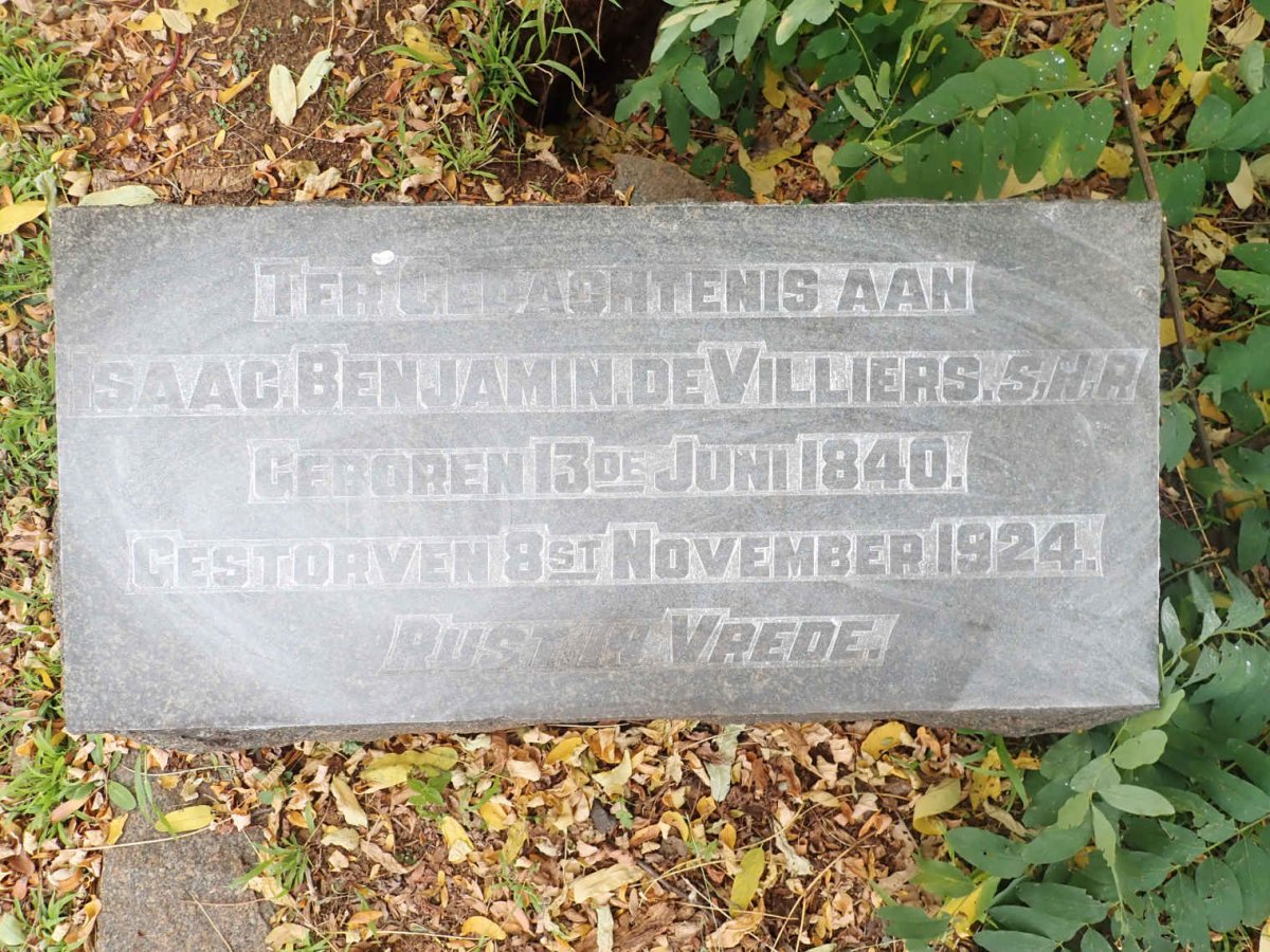 VILLIERS Isaac Benjamin, de 1840-1924
