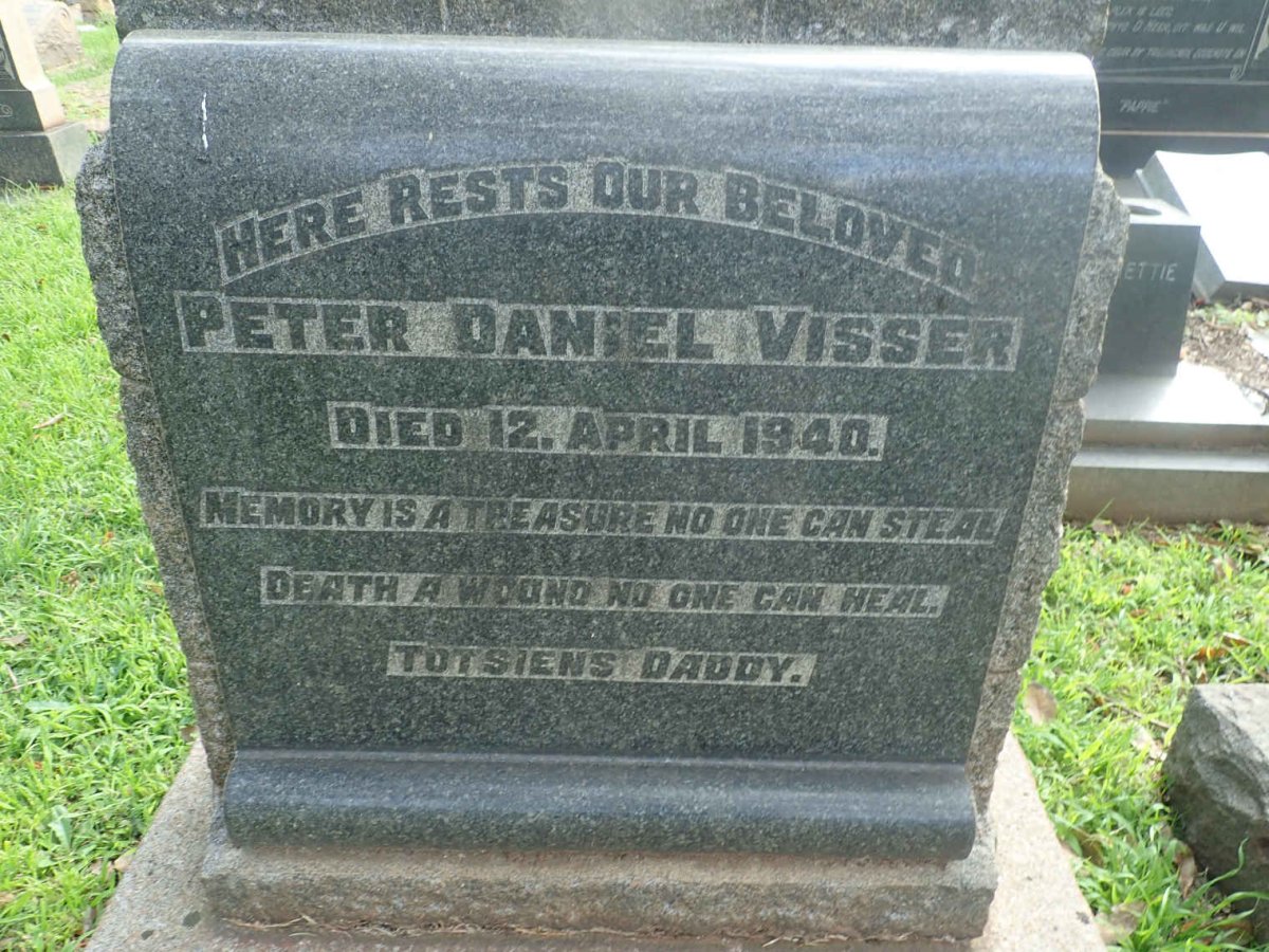 VISSER Peter Daniel -1940