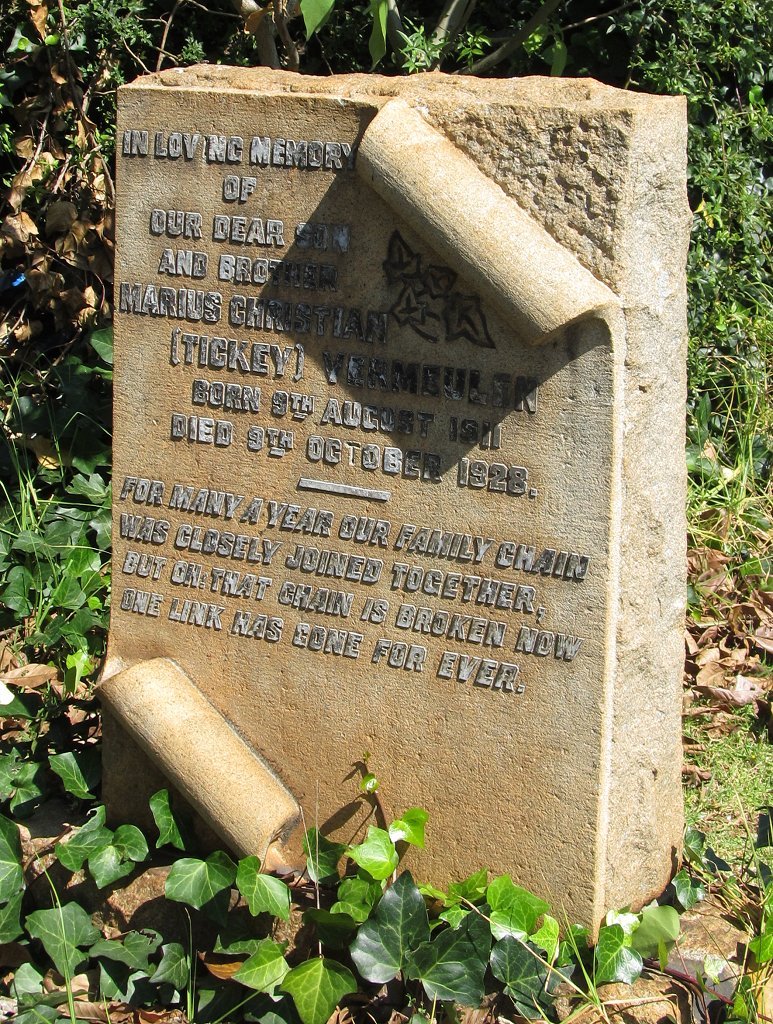 VERMEULEN Marius Christian 1911-1928