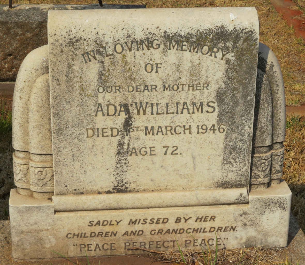 WILLIAMS Ada -1946