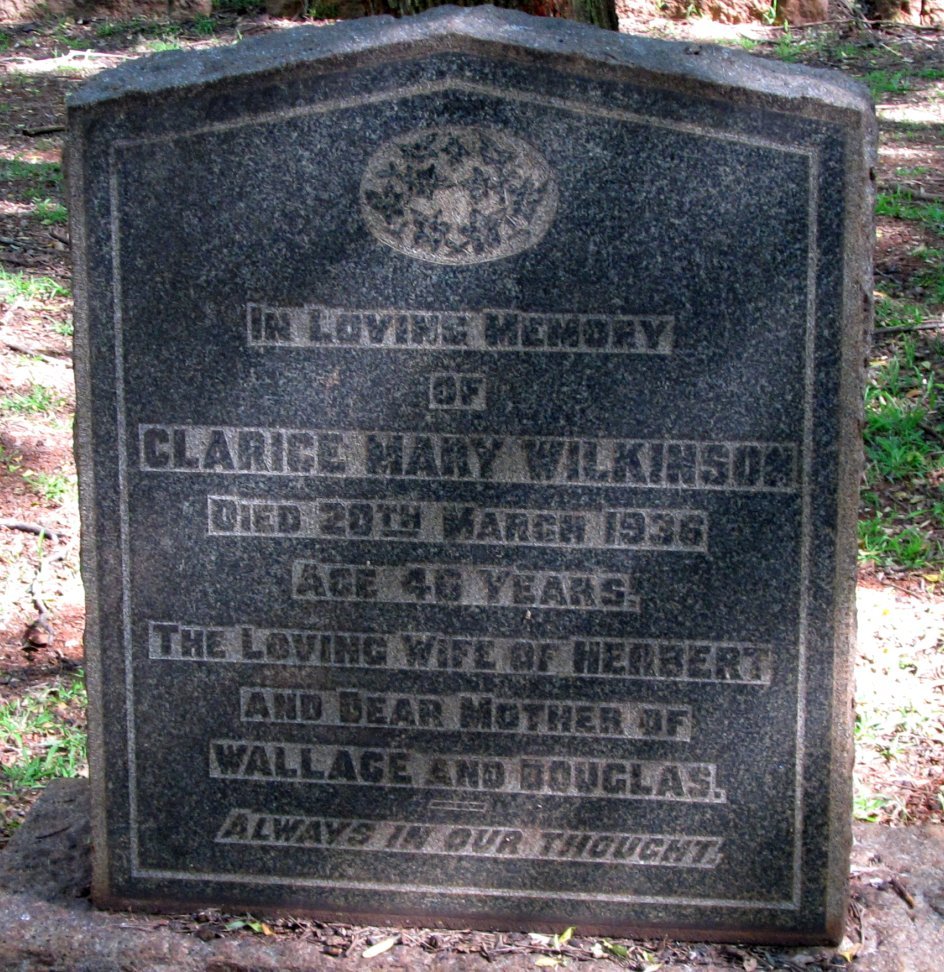 WILKINSON Clarice Mary -1936