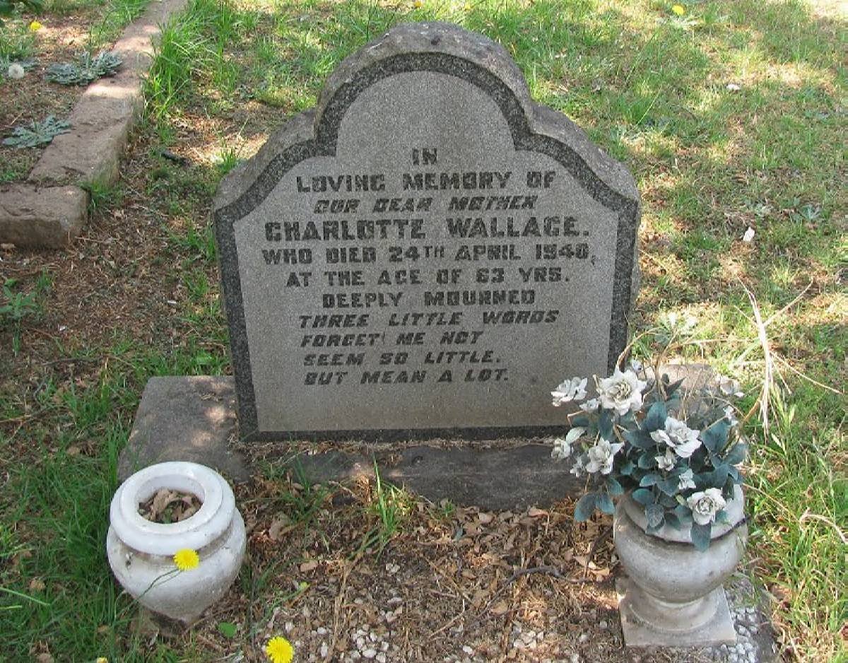 WALLACE Charlotte -1940