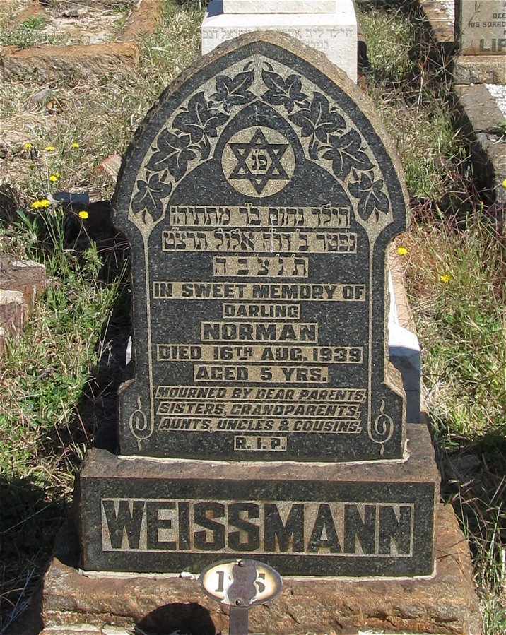 WEISSMANN Norman -1939
