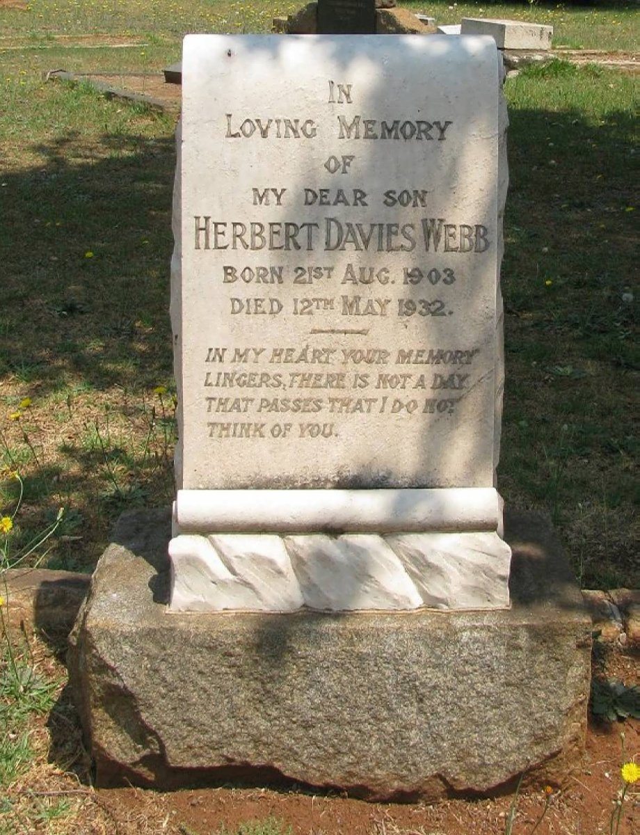 WEBB Herbert Davies 1903-1932