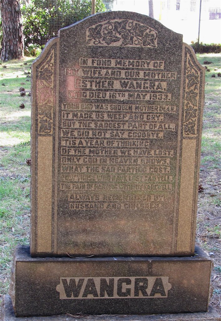 WANGRA Esther -1933