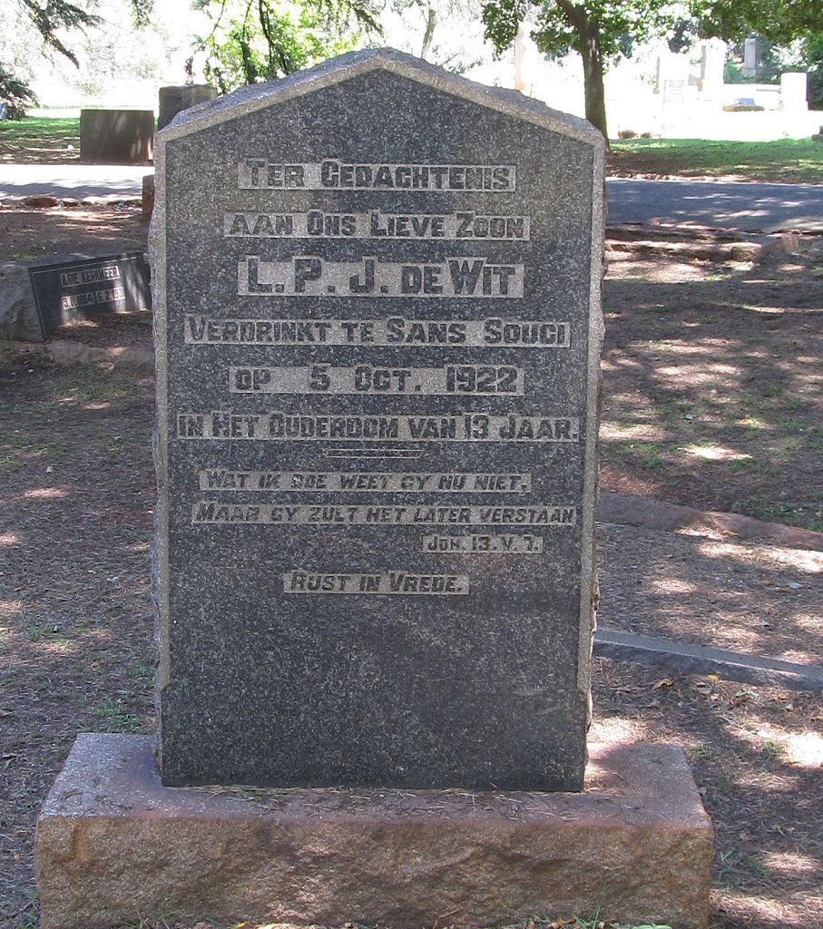WIT L.P.J., de -1922