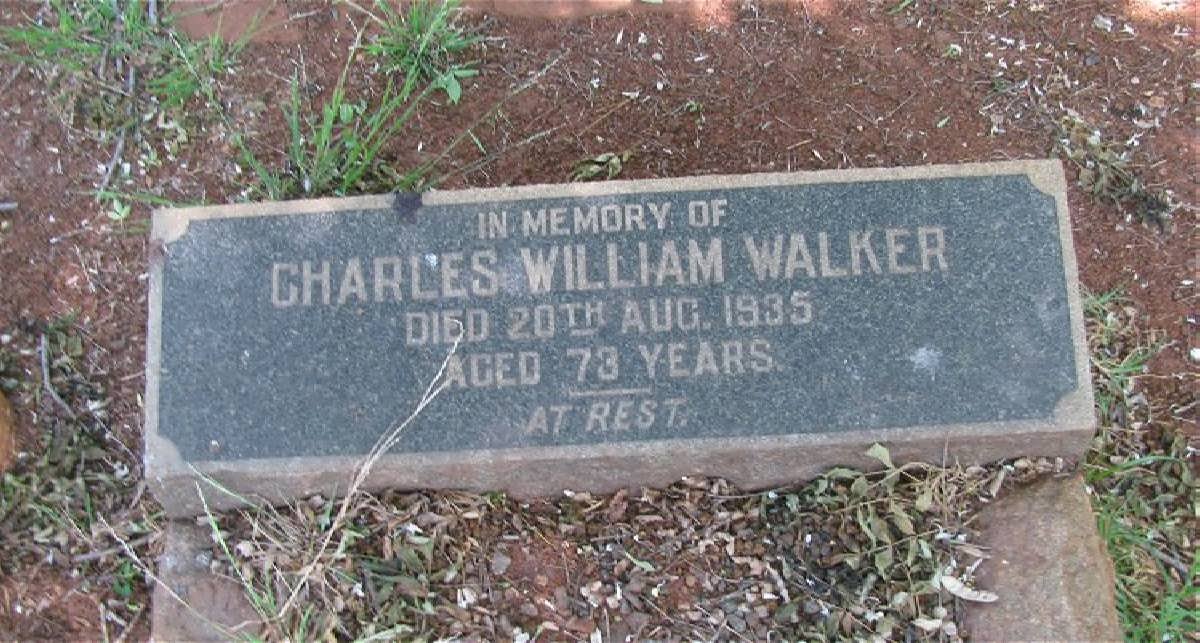 WALKER Charles William -1935