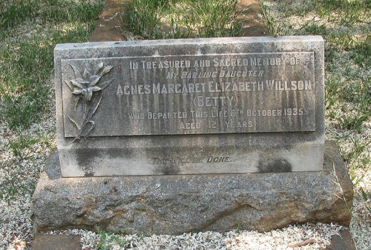 WILSON Agnes Margaret Elizabeth -1935