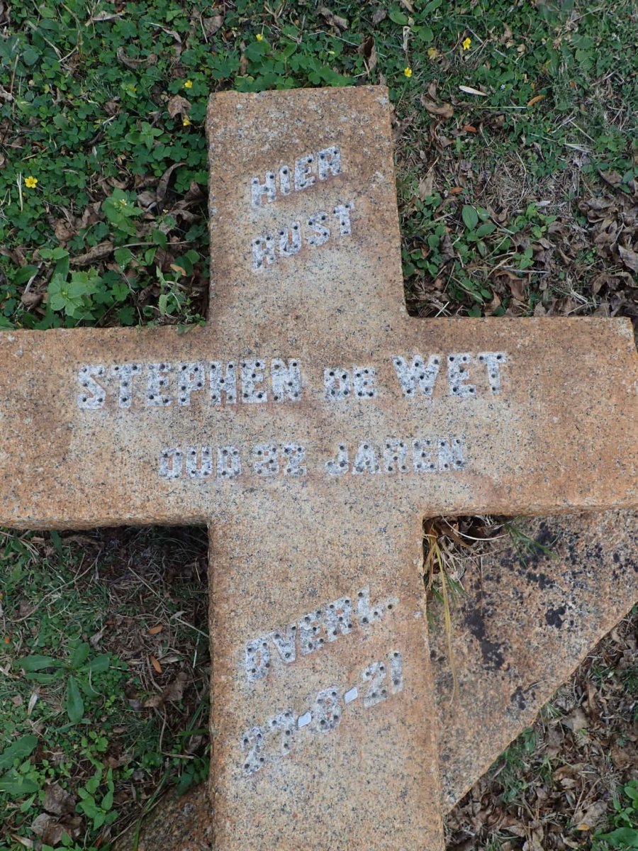 WET Stephen, de -1921