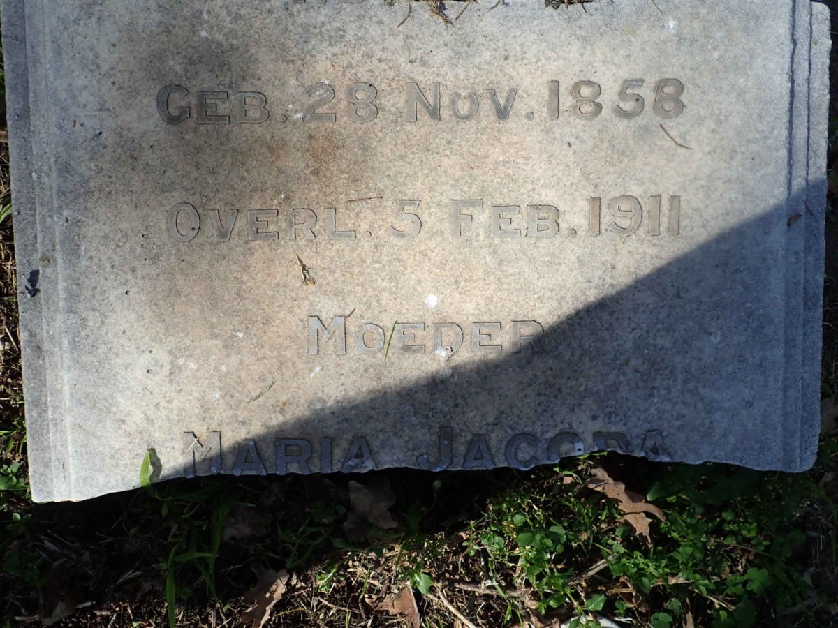 WALT Johannes Nicolaas, v.d. 1858-1911 &amp; Maria Jacoba 1861-1911