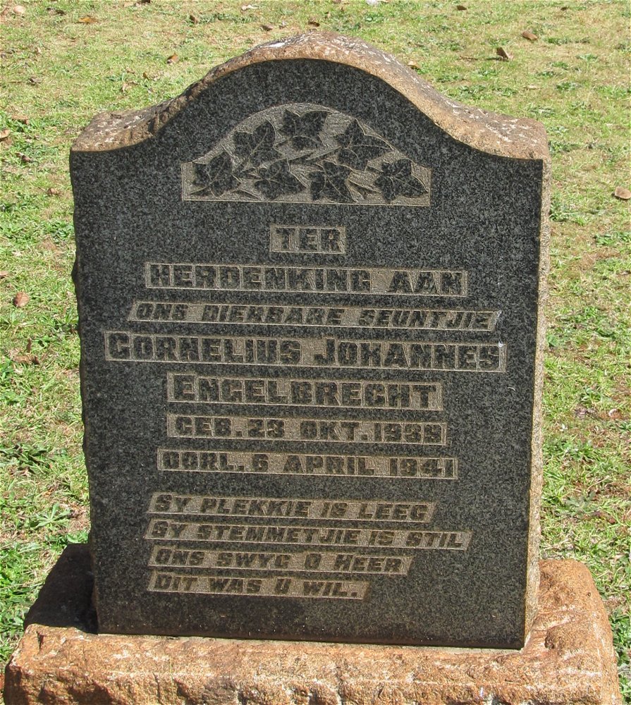 ENGELBRECHT Cornelius Johannes 1939-1941