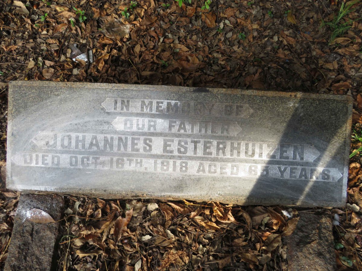 ESTERHUIZEN Johannes -1918