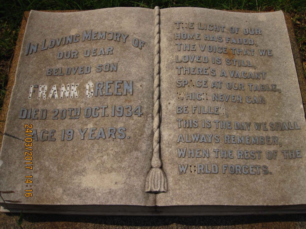 GREEN Frank -1934