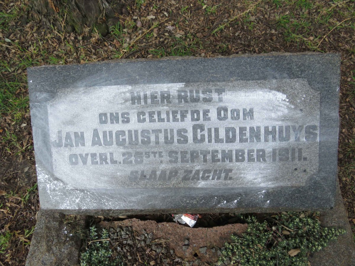GILDENHUYS Jan Augustus -1911