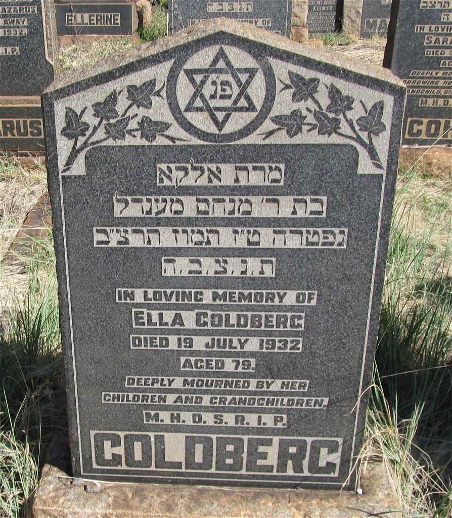 GOLDBERG Ella -1932