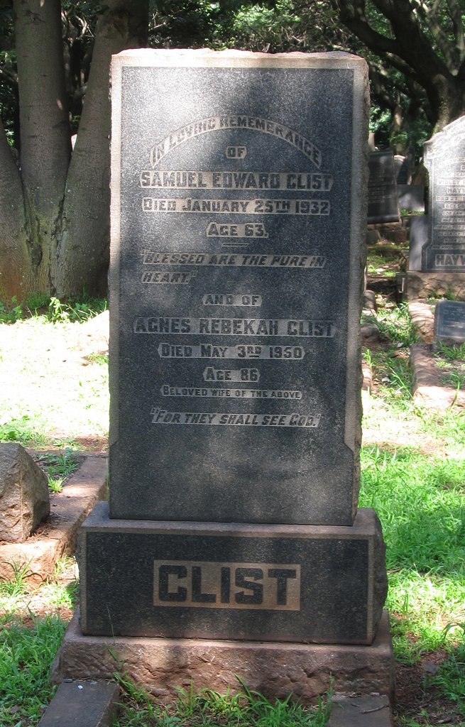 GLIST Samuel Edward -1932 &amp; Agnes Rebekah -1950 