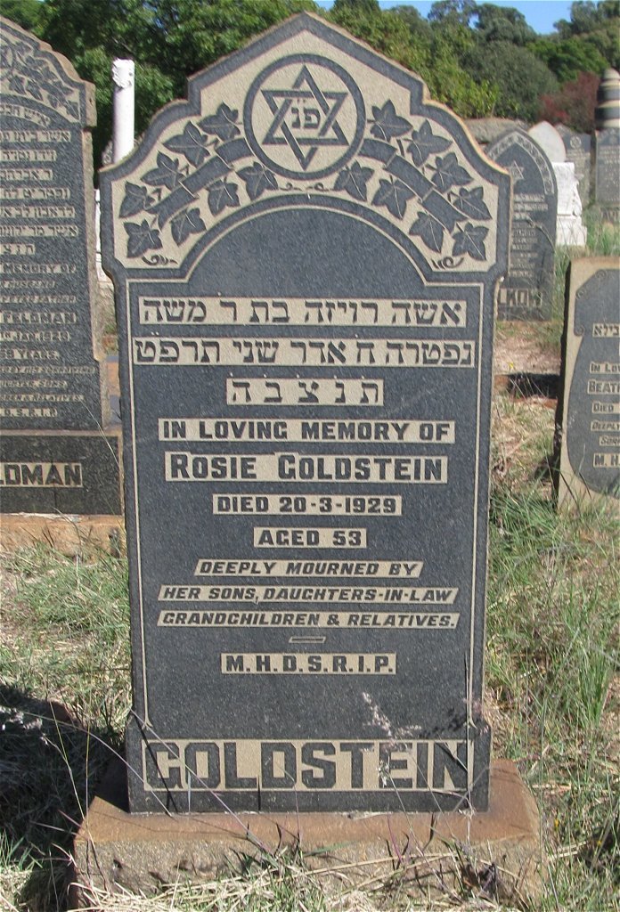 GOLDSTEIN Rosie -1929