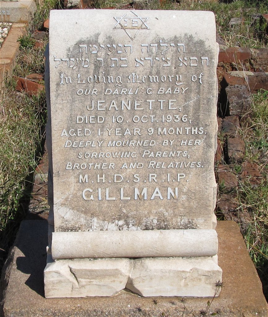 GILLMAN Jeanette -1936