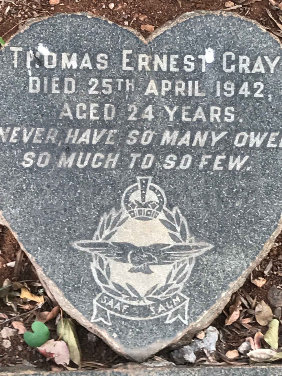 GRAY Thomas Ernest -1942