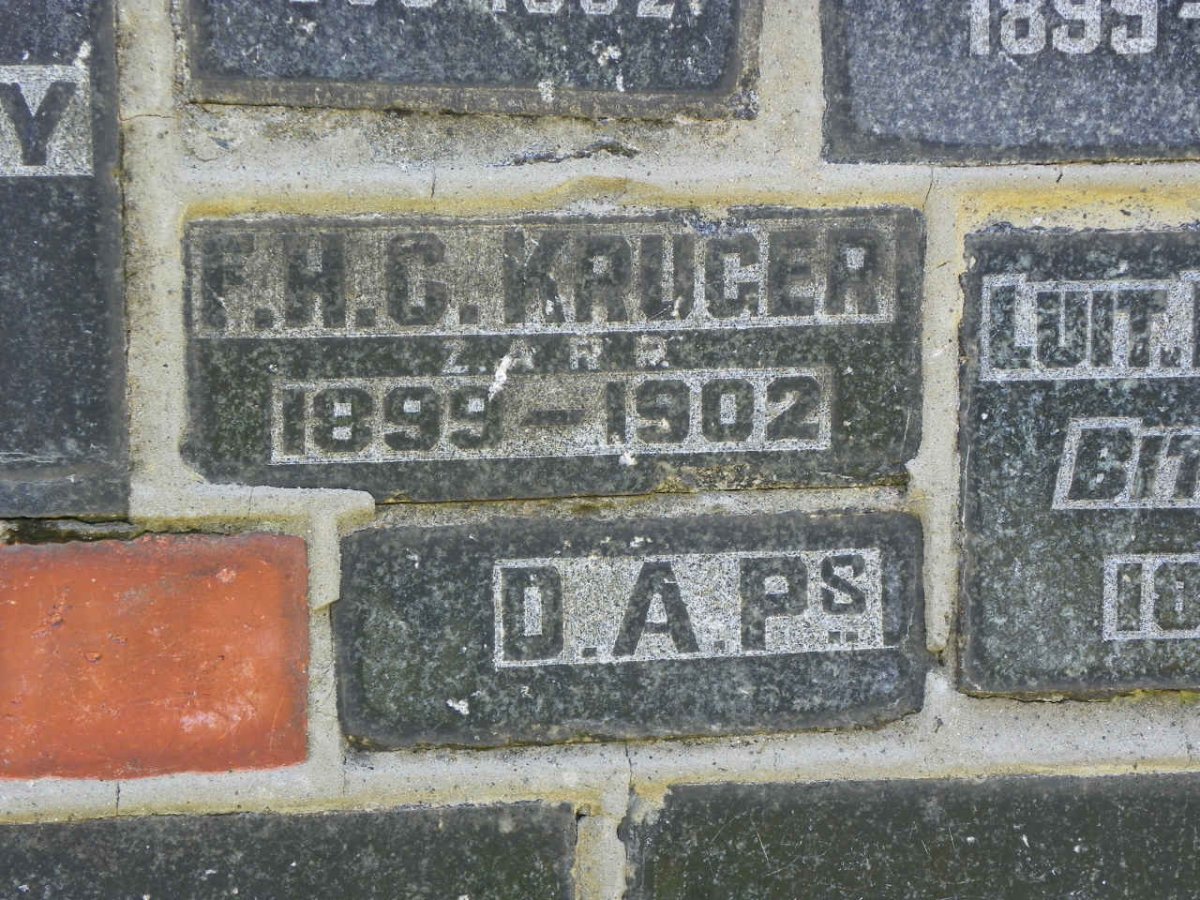 KRUGER F.H.C. :: D.A.P.s