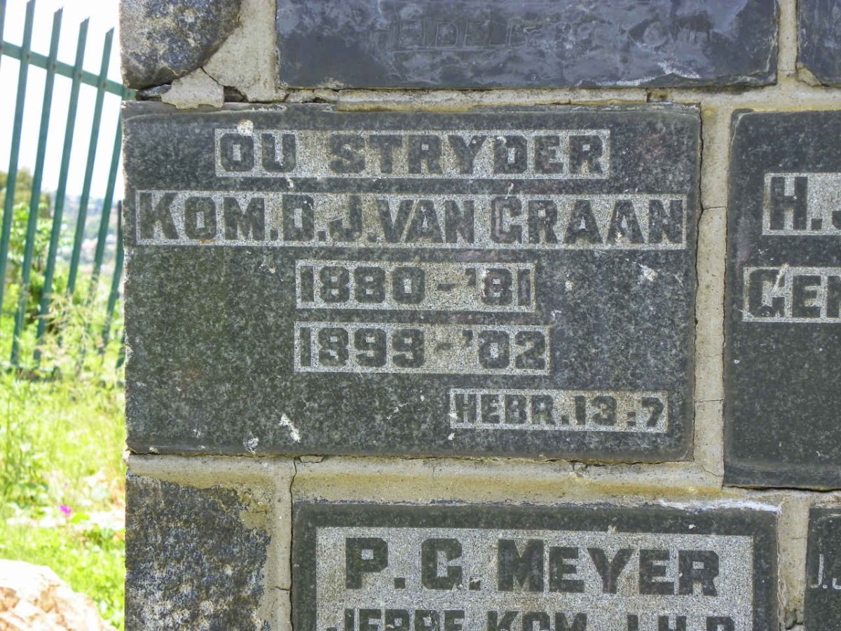 GRAAN D.J., van