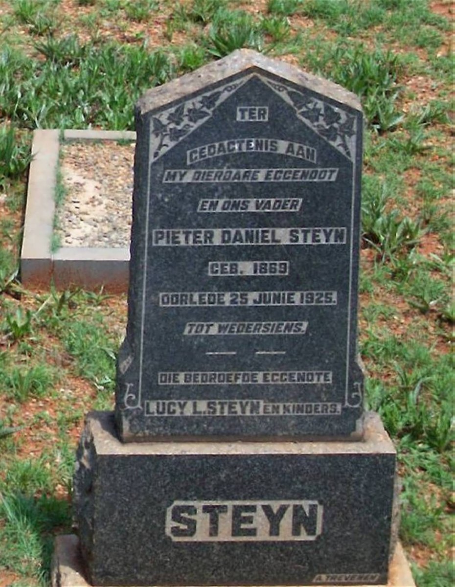 STEYN Pieter Daniel 1869-1925