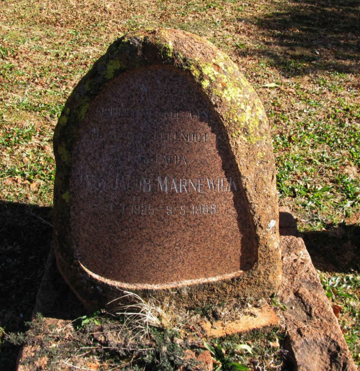 MARNEWICK Hans Jacob 1925-1968
