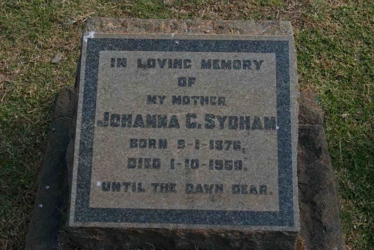 SYDHAM Johanna C. 1876-1950