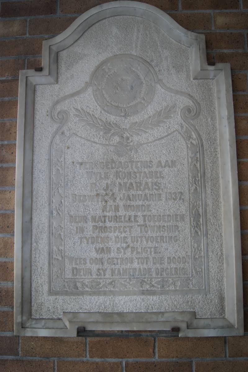 MARAIS P.J. -1937