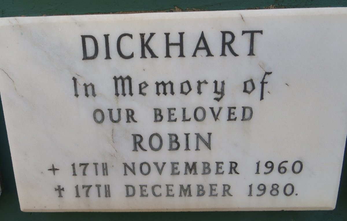 DICKHART Robin 1960-1980