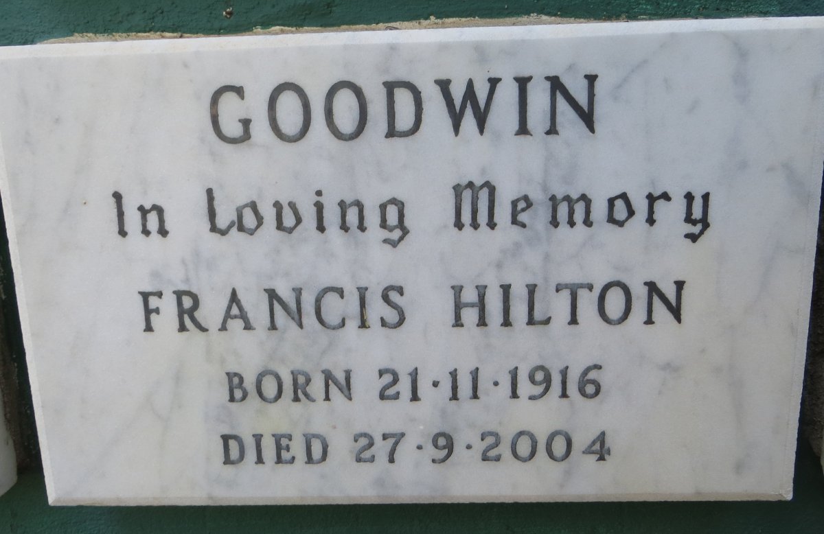 GOODWIN Francis Hilton 1916-2004