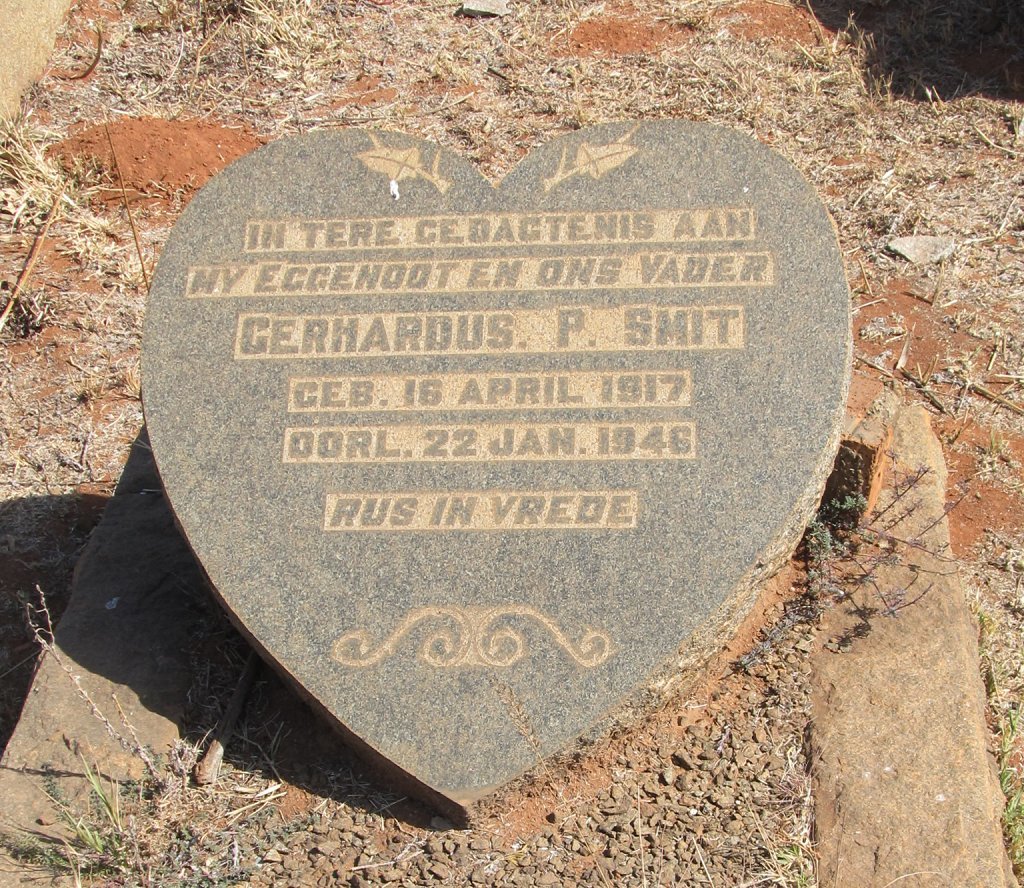 SMIT Gerhardus P. 1917-1946