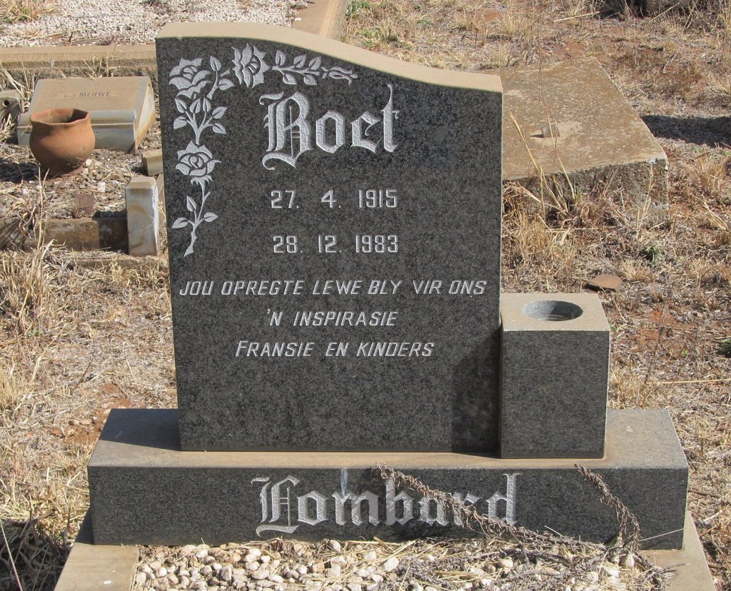 LOMBARD Boet 1915-1983