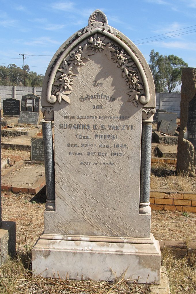 ZYL Susanna E.S., van nee PRINS 1842-1913