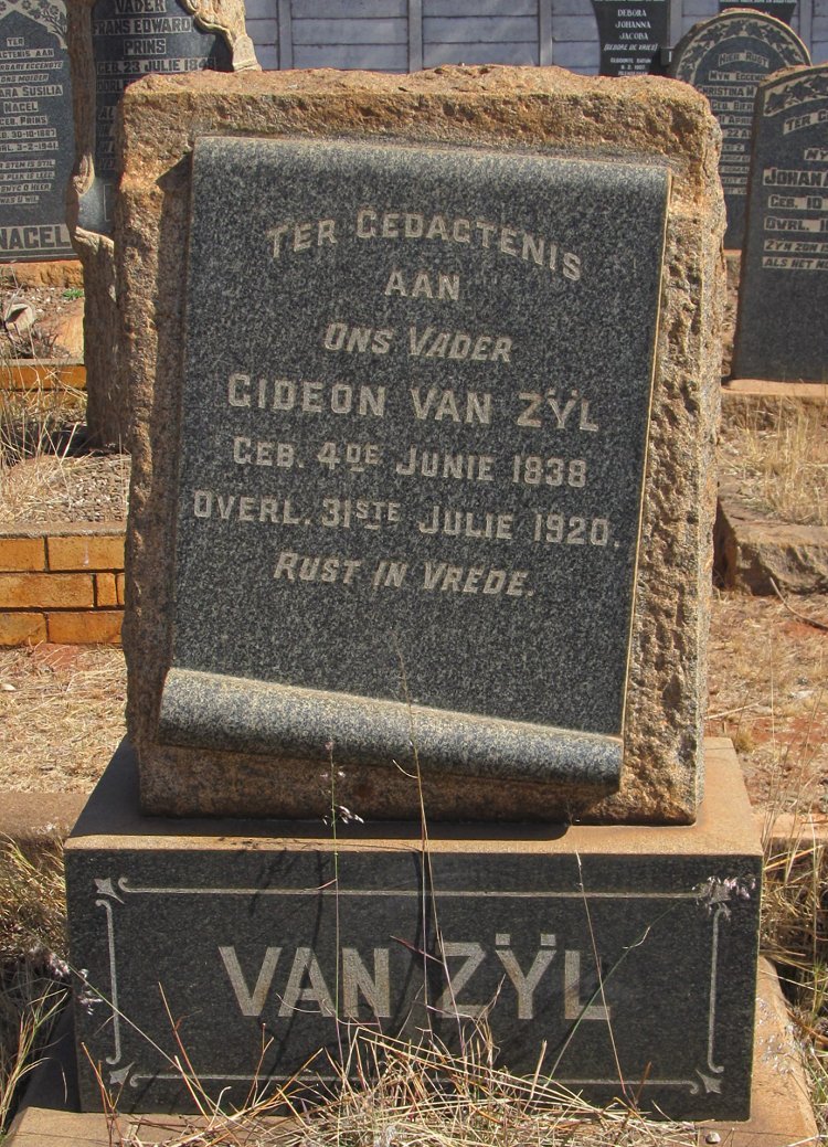 ZYL Gideon, van 1838-1920